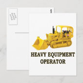 CRAWLER LOADER POSTKARTE (Vorne/Hinten)