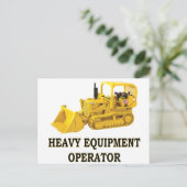 CRAWLER LOADER POSTKARTE (Stehend Vorderseite)