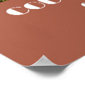 Crawley-Poster im Retro-Stil der 1920er Jahre Poster (Ecke)