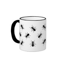 Crawling Big Black Ants Schwarze Ameisen Swarme Fu