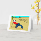 Crawling Crawl Grußkarte Karte (Gelbe Blume)