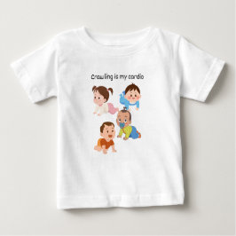 Crawling ist mein Herz Baby T-shirt