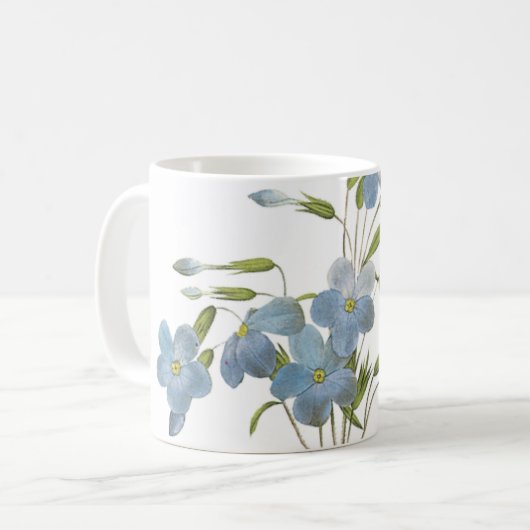Crawling phlox(Phlox reptans) von Redouté Kaffeetasse (Vorderseite Links)