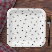 Crawling Spiders Halloween Pappteller