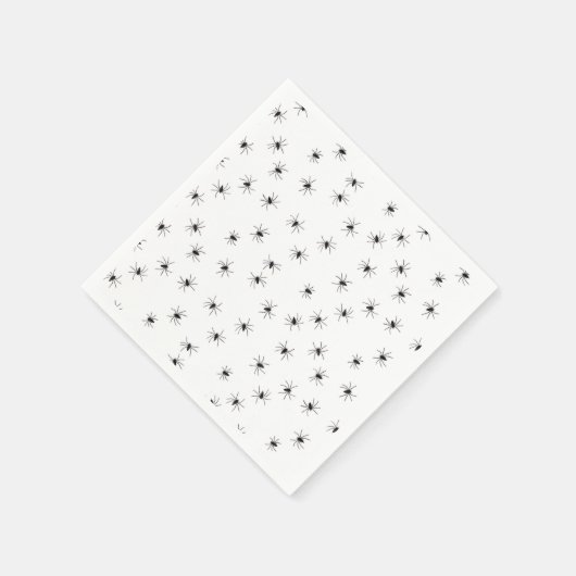 Crawling Spiders Halloween Serviette (Ecke)