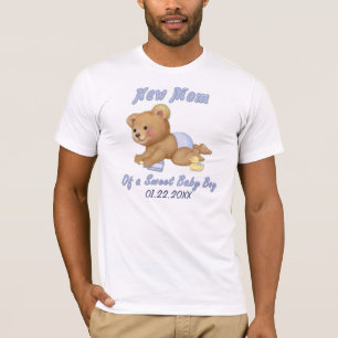 Crawling Teddy - Junge Mutter des Jungen - Anpasse T-Shirt