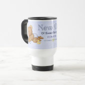 Crawling Teddy - New Dad of Boy - Anpassen Reisebecher (Vorderseite Links)