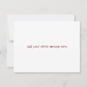 Crawly Realistic Tick Illustration Einladung (Rückseite)