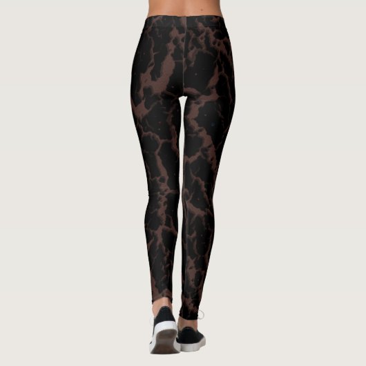 Crawn Space Lava - Brown Leggings (Rückseite)