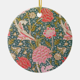 Cray - Art nouveau floral print by William Morris Keramik Ornament