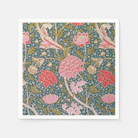 Cray - Art nouveau floral print by William Morris Serviette (Vorderseite)