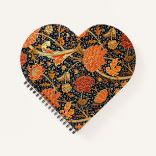 Cray, berühmtes Vintages Design von William Morris Notizblock