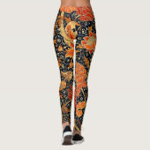 Cray, berühmtes William Morris-Muster Leggings (Rückseite)