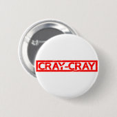 Cray-Cray-Briefmarke Button (Vorne & Hinten)