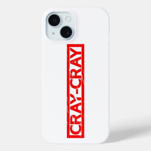 Cray-Cray-Briefmarke Case-Mate iPhone Hülle (Rückseite)