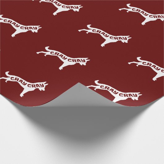 Cray Cray Crazy Belgium Malinois Geschenkpapier (Ecke)