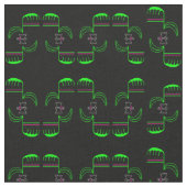 Cray Cray Venus Flytrap Muster Fabric Stoff (Nahaufnahme)