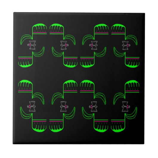 Cray Cray Venus Flytraps Keramik Tile Fliese (Vorderseite)