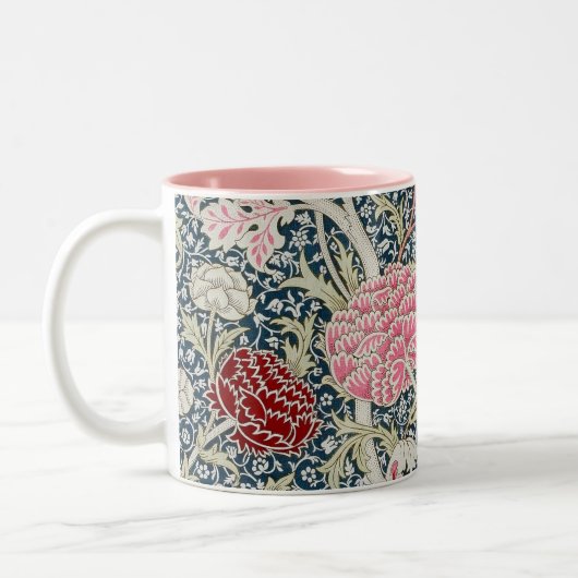 Cray Design (von William Morris) Zweifarbige Tasse (Links)