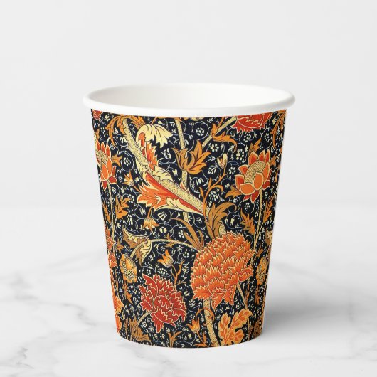 Cray, ein schönes William Morris-Design, Pappbecher (Rückseite)