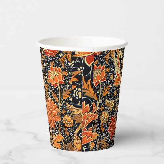 Cray, ein schönes William Morris-Design, Pappbecher (Rechts)