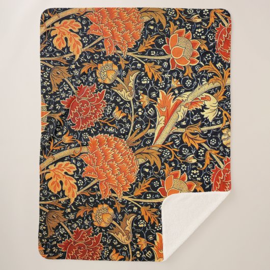 Cray, ein schönes William Morris-Design, Sherpadecke (Vorderseite)