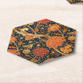 Cray, ein schönes William-Morris-Muster Untersetzer (angewinkelt)
