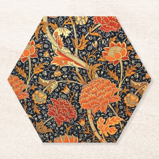 Cray, ein schönes William-Morris-Muster Untersetzer (Vorderseite)