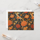 Cray, ein William Morris-Design, Karte (Vorderseite/Rückseite Beispiel)