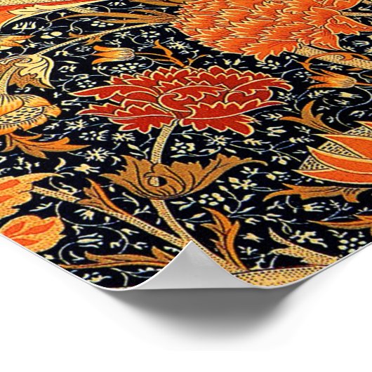 Cray, ein William Morris-Muster, Poster (Ecke)