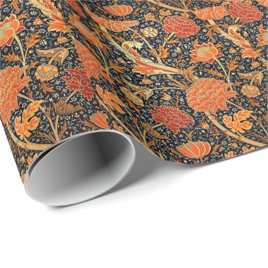 Cray, ein William Morris-Muster, Wrapping Paper Geschenkpapier (Rolleneckpunkt)