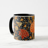Cray, famous pattern by William Morris, Tasse (Vorderseite Links)