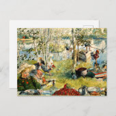 Cray Fishing, schöne Kunst von Carl Larsson Postkarte (Vorne/Hinten)