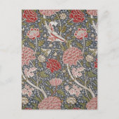Cray Floral Textile Pattern William Morris Postkarte (Vorderseite)
