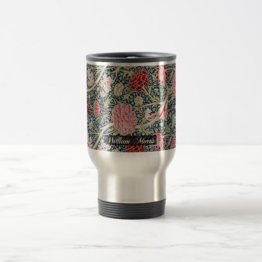 Cray-Muster - Blumen & Blätter - WilliamMorris Reisebecher (Mittel)