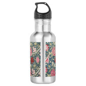 Cray Pattern - Blume & Blätter - William Morris Edelstahlflasche (Rückseite)