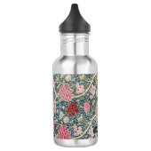 Cray Pattern - Blume & Blätter - William Morris Edelstahlflasche (Links)