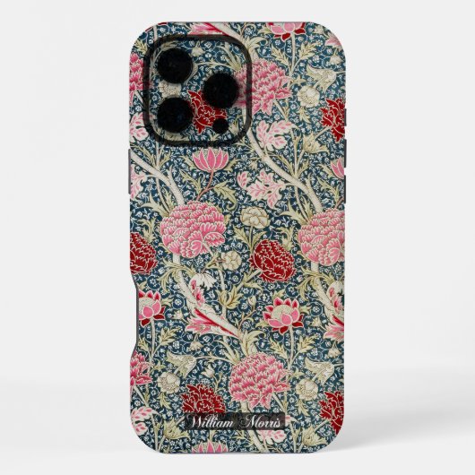 Cray Pattern - Blume & Blätter - William Morris iPhone Hülle (Rückseite)