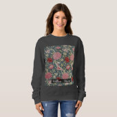 Cray Pattern - Blume & Blätter - William Morris Sweatshirt (Vorne ganz)
