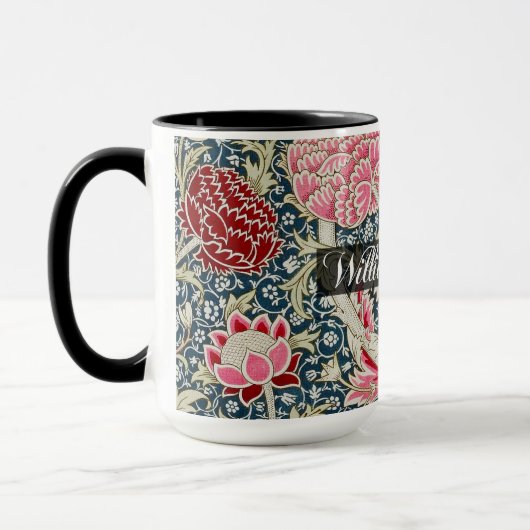 Cray Pattern - Blume & Blätter - William Morris Tasse (Links)