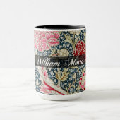 Cray Pattern - Blume & Blätter - William Morris Tasse (Zentrum)