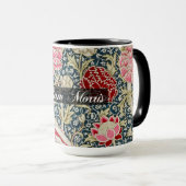 Cray Pattern - Blume & Blätter - William Morris Tasse (VorderseiteRechts)