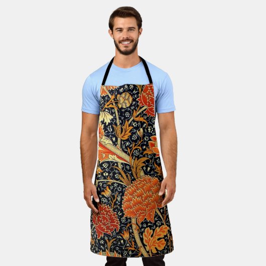 Cray, pattern by William Morris, Schürze (Getragen)