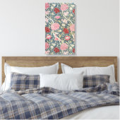 Cray Pattern (von William Morris) Art Leinwanddruck (Insitu (Schlafzimmer))