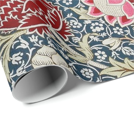 Cray Pattern (von William Morris) Geschenkpapier (Rolleneckpunkt)