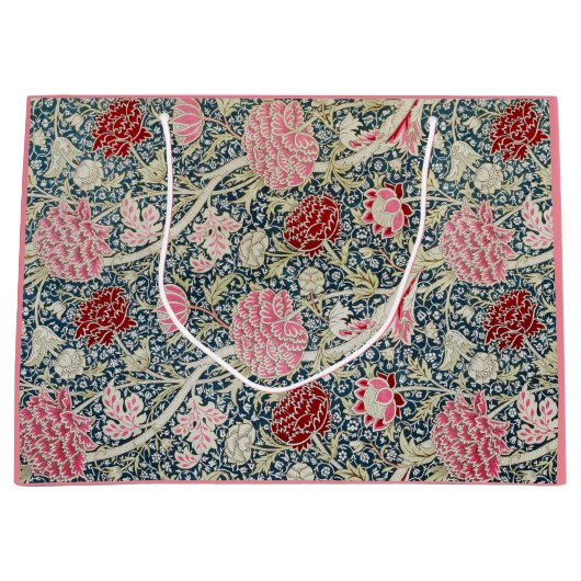 Cray Pattern (von William Morris) Große Geschenktüte (Vorderseite)