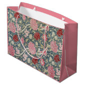 Cray Pattern (von William Morris) Große Geschenktüte (Rückseite Schrägansicht)