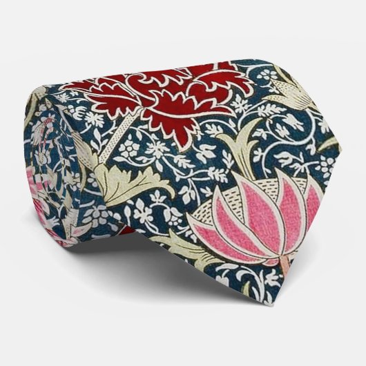 Cray Pattern (von William Morris) Krawatte (Gerollt)
