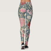 Cray Pattern (von William Morris) Leggings (Rückseite)