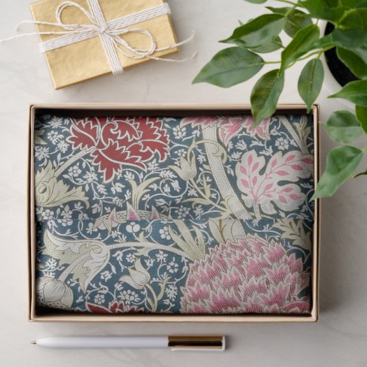 Cray Pattern (von William Morris) Seidenpapier (Geschenk)